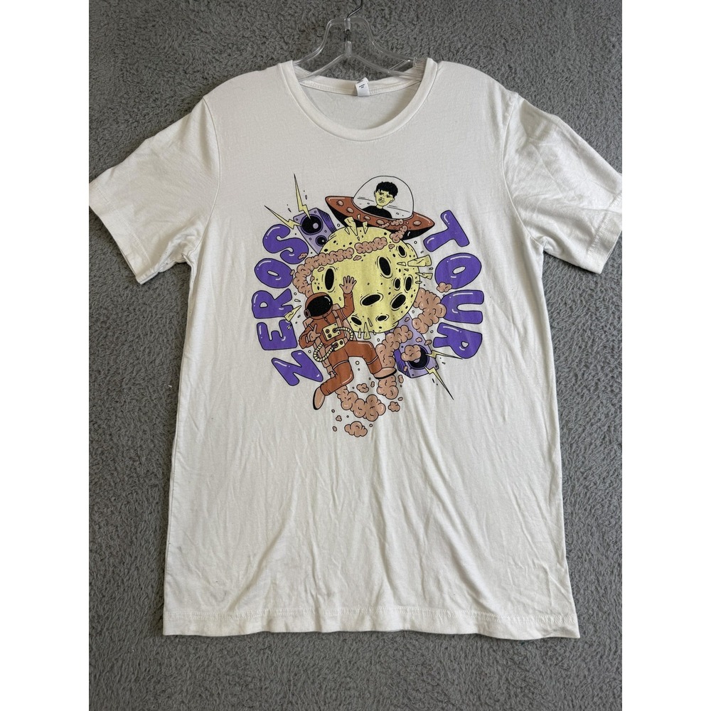 Declan McKenna Zeros Tour Shirt Mens Medium White 2022 Concert Band Graphic Tee